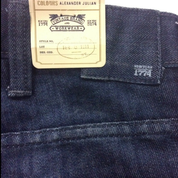 Alexander Julian Colours Jeans Denim Slim Straight - Picture 6 of 8